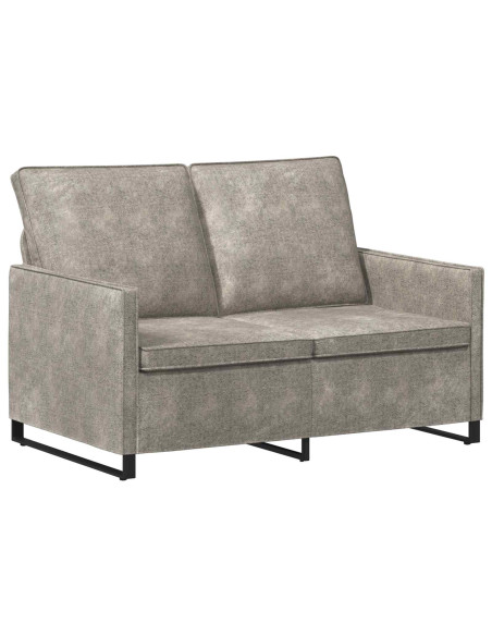 Divano a 2 posti Grigio Chiaro 130 x 81 x 82 cm