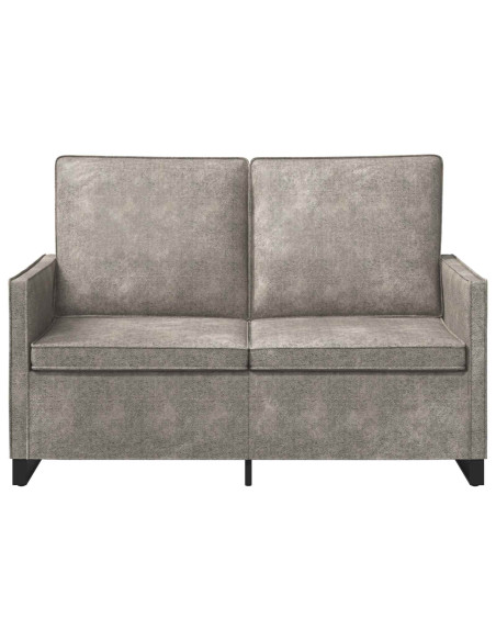 Divano a 2 posti Grigio Chiaro 130 x 81 x 82 cm
