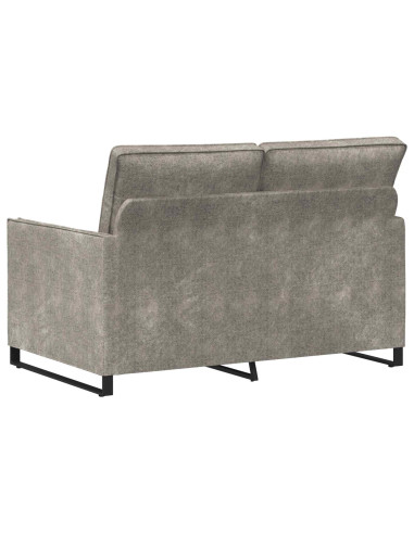 Divano a 2 posti Grigio Chiaro 130 x 81 x 82 cm