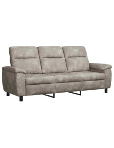 Divano Grigio Chiaro 214 x 90 x 95 cm 2