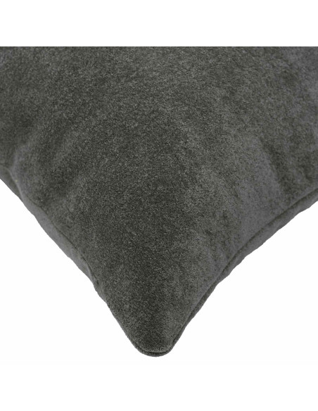 Cuscino con cuscino HEERLEN 6 pz Antracite Fleece in microfibra