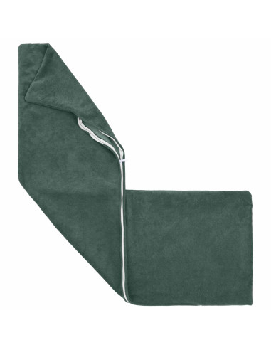 Cuscino HEERLEN Blu mare 40 x 145 cm Fleece in microfibra