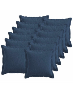 Federa 12 pcs HOUTEN Blu 50 x 50 cm Lino