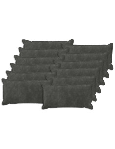 Federa 12 pcs HOUTEN Antracite 40 x 80 cm Fleece in microfibra