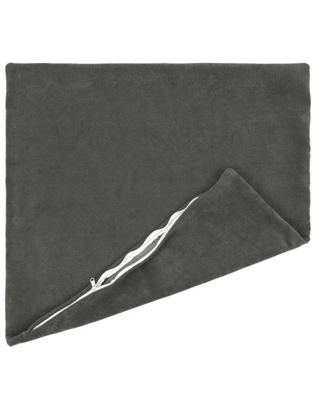 Federa 2 pcs HEERLEN Antracite 70 x 70 cm Fleece in microfibra