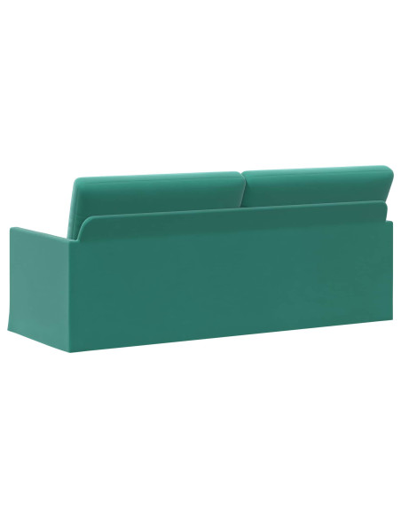 Divano a 3 posti Turchese 190 x 81 x 82 cm Velluto (V)