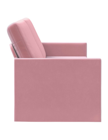 Divano a 3 posti Rosa 190 x 81 x 82 cm Velluto (V)