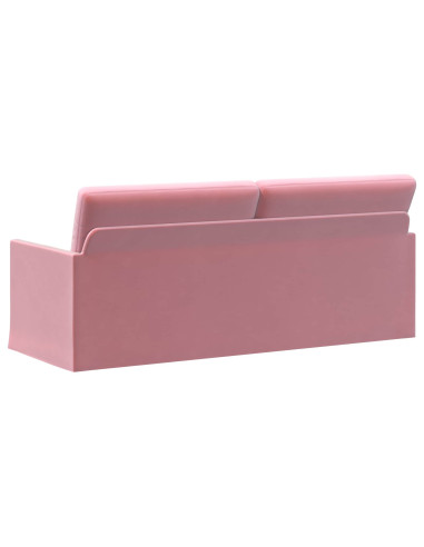 Divano a 3 posti Rosa 190 x 81 x 82 cm Velluto (V)
