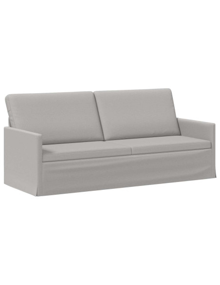 Divano a 3 posti Grigio Nuvola 190 x 81 x 82 cm Tessuto