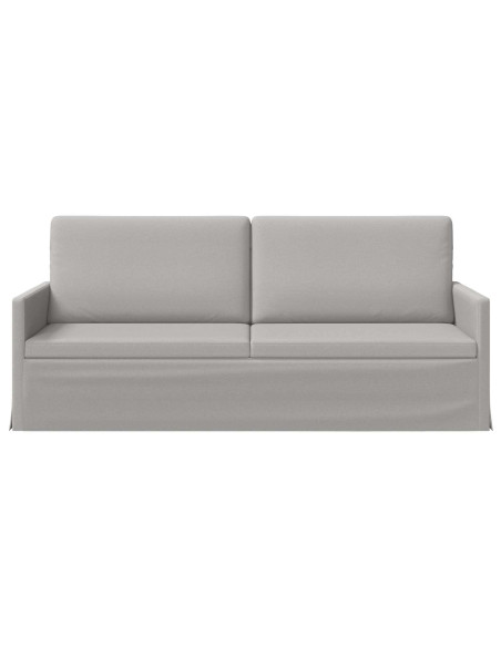 Divano a 3 posti Grigio Nuvola 190 x 81 x 82 cm Tessuto