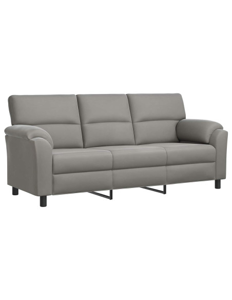 Set di divani 2 pcs Grigio Chiaro Velluto