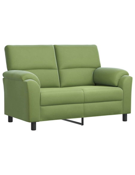 Set di divani 2 pcs Verde chiaro Velluto