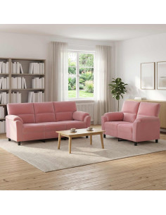 Set di divani 2 pcs Rosa Velluto