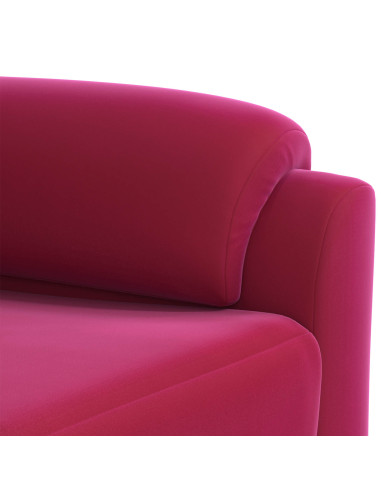 Set di divani 2 pcs Rosso Vino Velluto