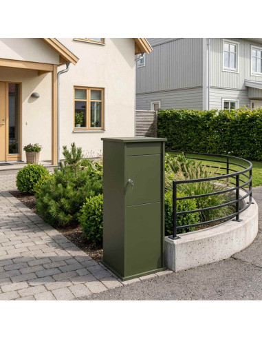 cassetta postalepastkastei Verde Oliva 40 x 40 x 100 cm