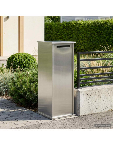 cassetta postalepastkastei Argento 40 x 40 x 100 cm