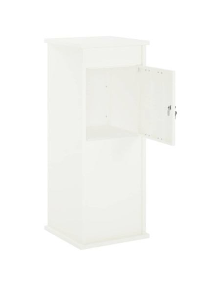 cassetta postalepastkastei Bianco 40 x 40 x 100 cm Acciaio