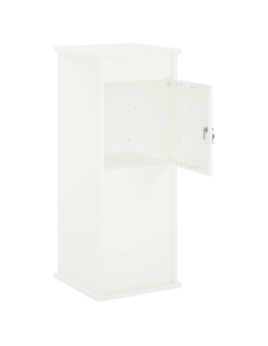 cassetta postalepastkastei Bianco 40 x 40 x 100 cm Acciaio