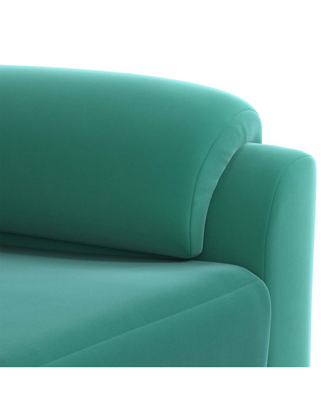 Set di divani 2 pcs Turchese Velluto