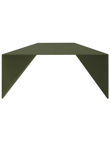 Profilo di copertura per giardino 10 pz 100 x 15 x 5 cm Acciaio