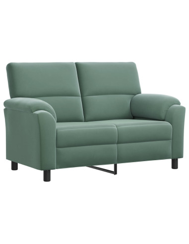 Set di divani 2 pcs Verde Mare Velluto