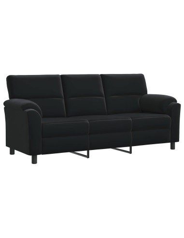 Set di divani 3 pcs Nero Velluto