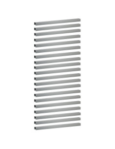 Profilo di copertura per giardino 20 pz 100 x 6 x 5 cm 2