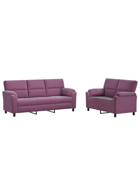 Set di divani 2 pcs Viola Velluto