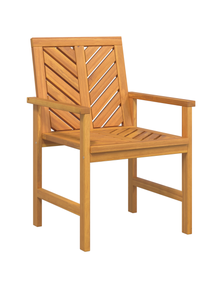 Set da Pranzo per Giardino 3 pz Marrone
