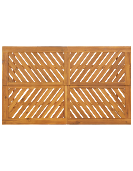 Set da Pranzo per Giardino 5 pz Marrone