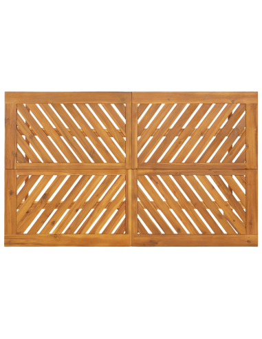 Set da Pranzo per Giardino 5 pz Marrone