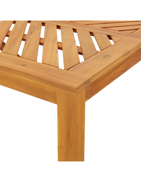 Set da Pranzo per Giardino 3 pz Marrone