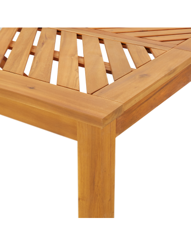 Set da Pranzo per Giardino 3 pz Marrone