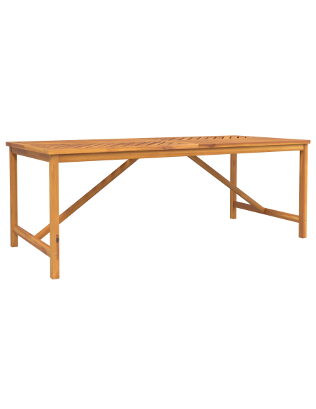 Set da Pranzo per Giardino 3 pz Marrone