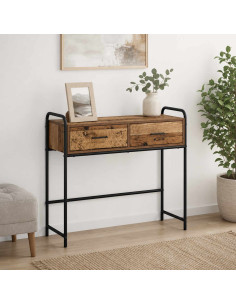 Tavolo consolle Legno antico 90 x 33 x 80,5 cm