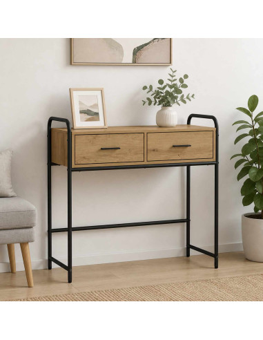 Tavolo consolle Rovere Artigianale 90 x 33 x 80,5 cm