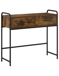 Tavolo consolle Rovere Fumo 90 x 33 x 80,5 cm 2