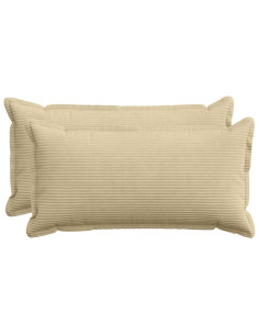 Federa 2 pz HOUTEN Grigio Verde Chiaro 40 x 80 cm corduroy