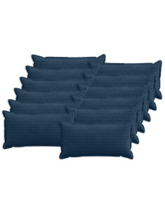 Federa 12 pz HOUTEN Blu navy 40 x 80 cm corduroy