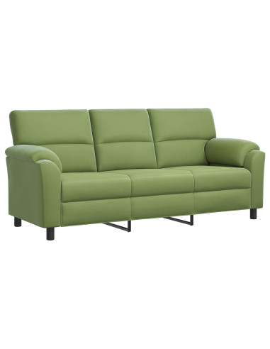 Set di divani 3 pcs Verde chiaro Velluto