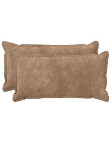 Federa 2 pcs HOUTEN Tortora 40 x 80 cm Fleece in microfibra