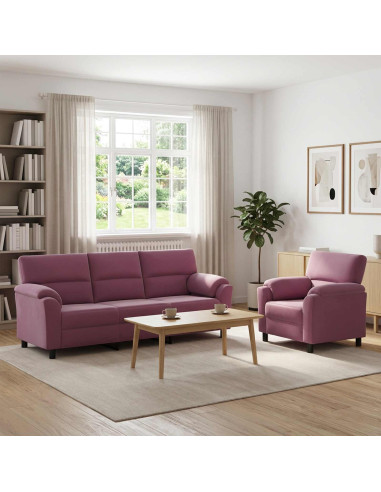 Set di divani 2 pcs Viola Velluto