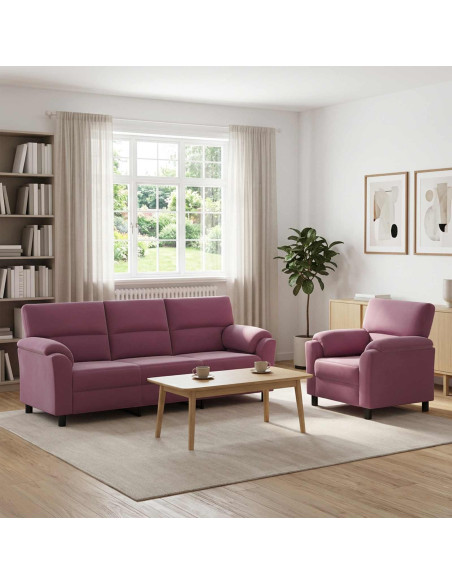 Set di divani 2 pcs Viola Velluto