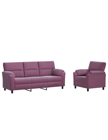 Set di divani 2 pcs Viola Velluto