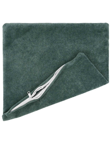 Cuscino con cuscino HEERLEN 6 pz Blu mare Fleece in microfibra