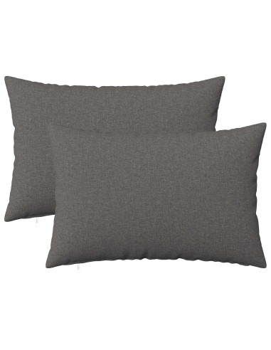 Federa 2 pz HEERLEN Grigio Chiaro 40 x 60 cm Tessuto
