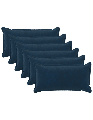 Federa 6 pcs HOUTEN Blu 40 x 80 cm Fleece in microfibra