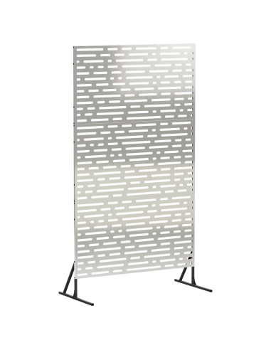 Schermo per Privacy 100 x 50 x 180 cm Acciaio Inox Argento