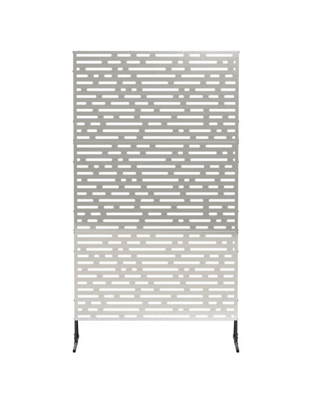 Schermo per Privacy 100 x 50 x 180 cm Acciaio Inox Argento