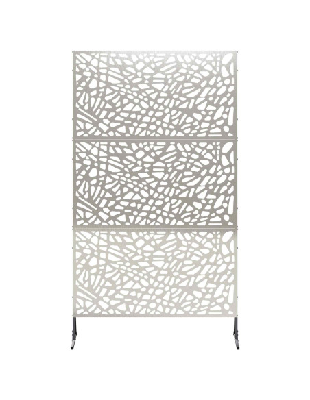 Schermo per Privacy 100 x 50 x 180 cm Acciaio Inox Argento